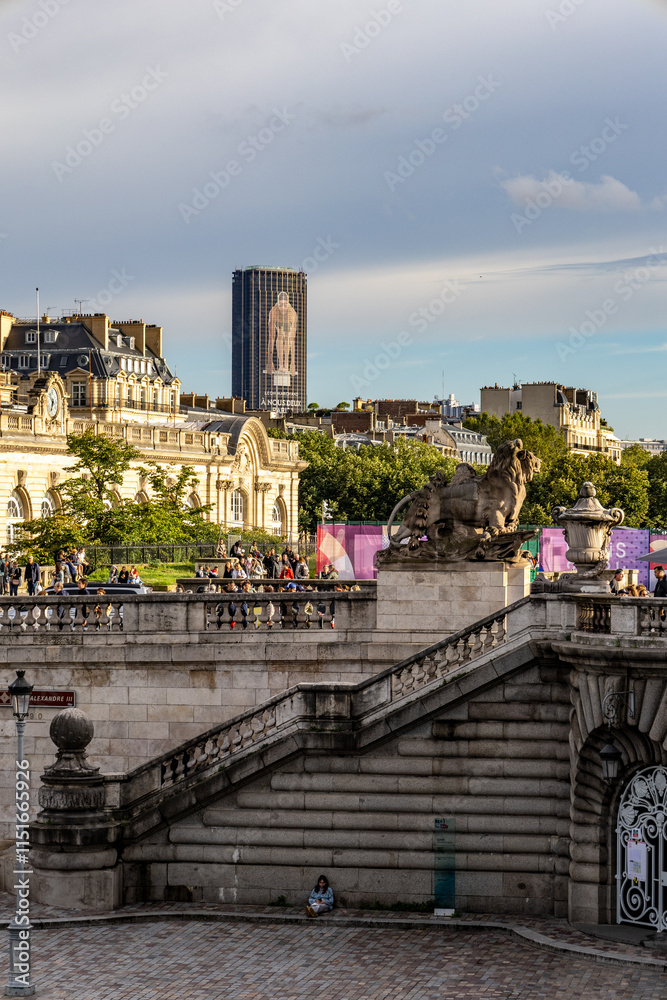 Naklejka premium La città di Parigi