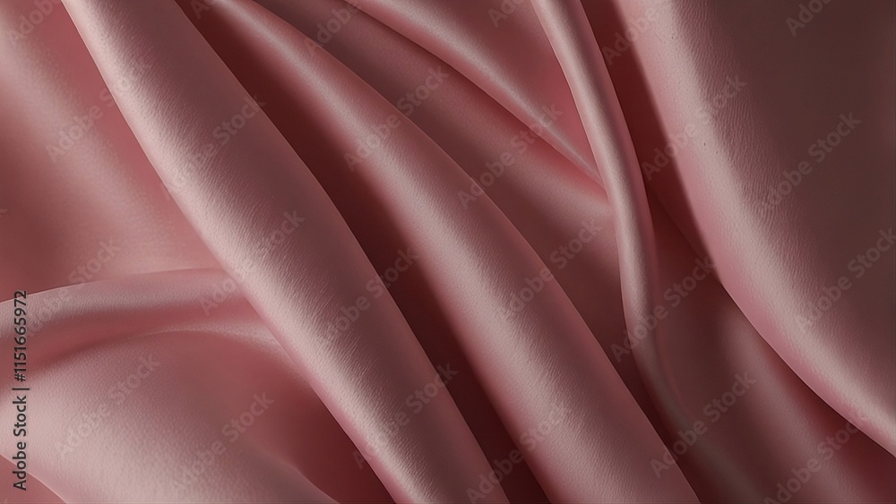 Fototapeta premium Pink satin fabric. Pink Satin Texture for Soft Decor and Fashion Banners