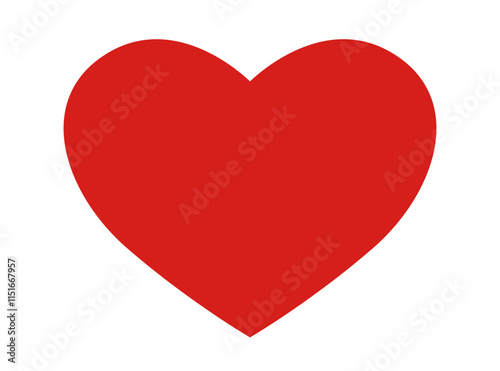 Free Download Heart icon isolated on white background. Romantic vector illustration for Valentine's Day	 - GFXLoad