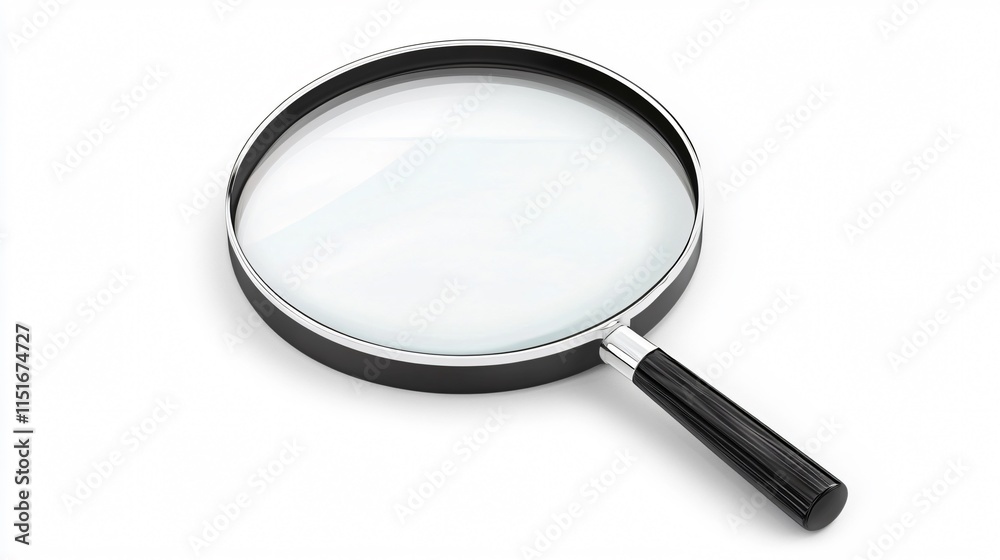 Professional Magnifying Glass Icon Flat Design Vector for Visual Searching Professional Magnifying Glass Icon Flat Design Vector for Visual Searching