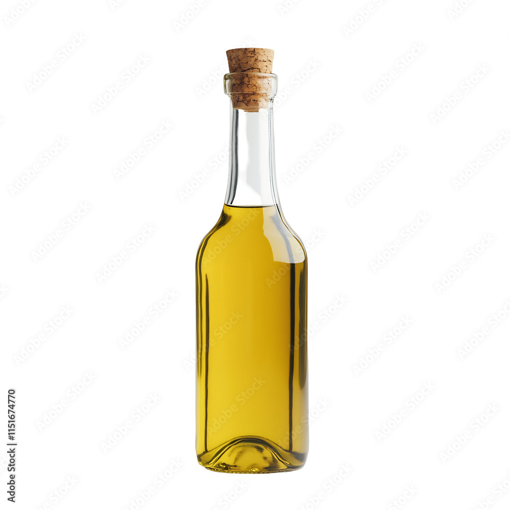 Elegant Amber Glass Bottle with Flowing Olive Oil on White Background Elegant Amber Glass Bottle with Flowing Olive Oil on White Background