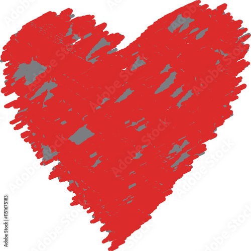  heart shaped vector illustration
