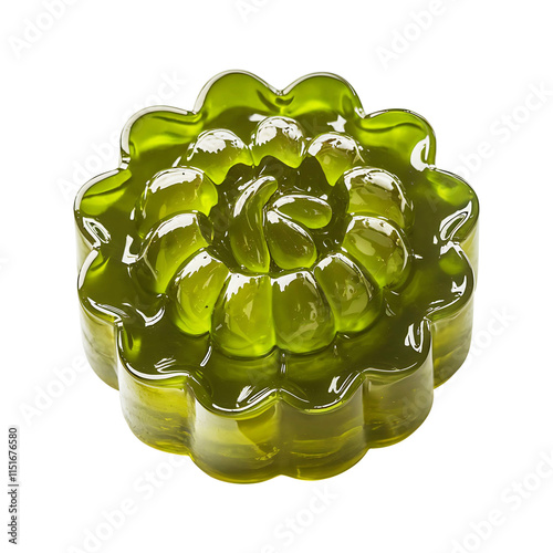 jelly on transparent background photo