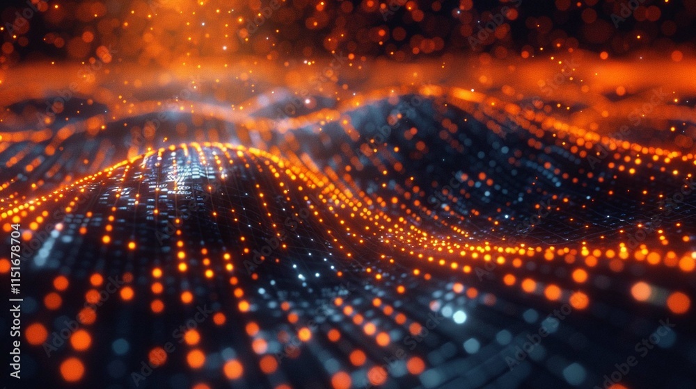 Fototapeta premium abstract background with particles