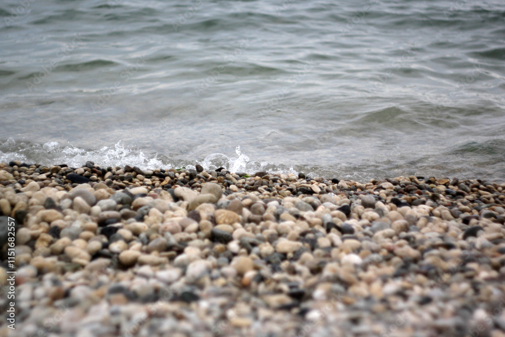 waves on the beach