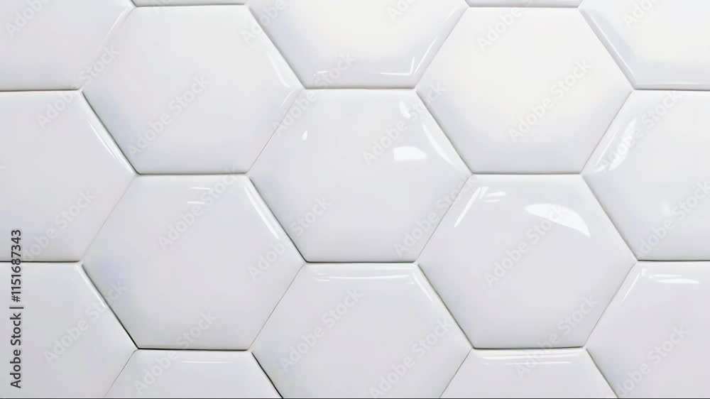 Hexagonal tiles appear, shift positions, and dissolve, creating a futuristic morphing grid effect. Hexagonal tiles appear, shift positions, and dissolve, creating a futuristic morphing grid effect.