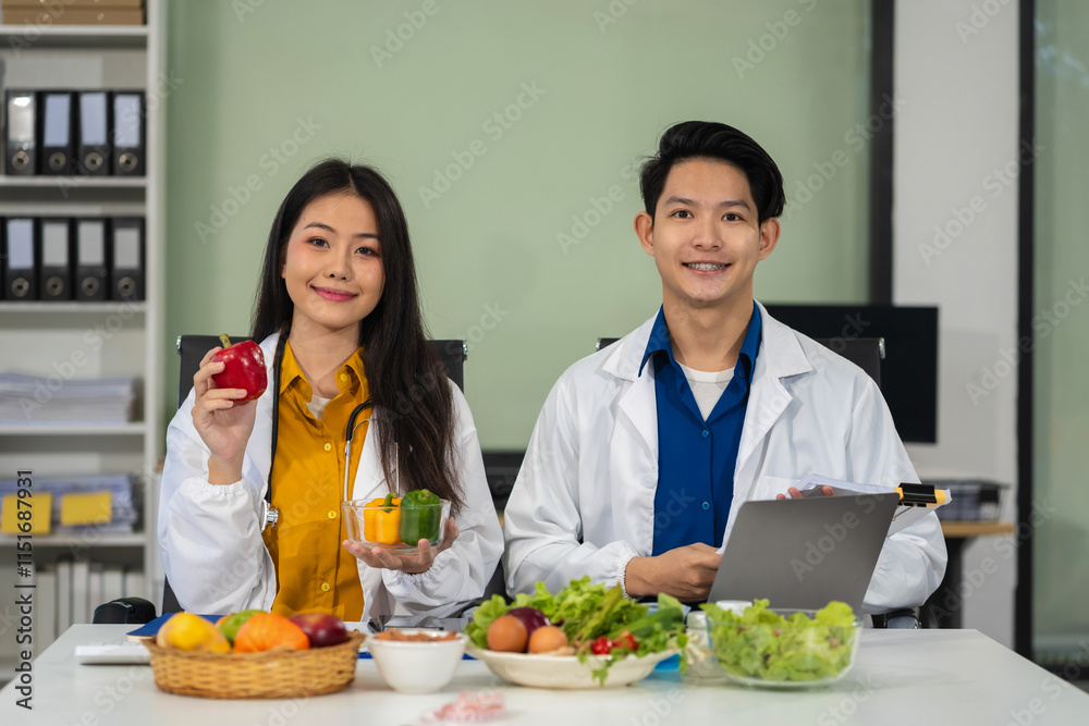 Portrait of a successful Microbiologists & Nutrition Specialists, Molecular Analysis in Food Science Labs. Portrait of a successful Microbiologists & Nutrition Specialists, Molecular Analysis in Food Science Labs.