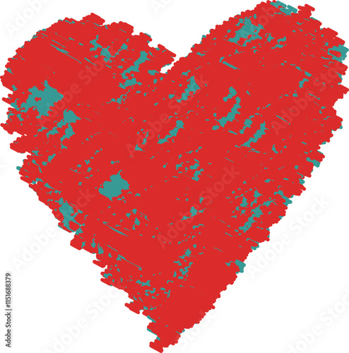 heart shaped vector illustration for valentine