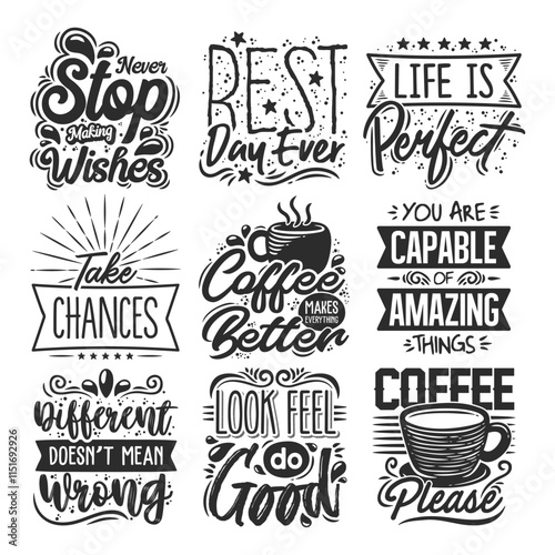 Uplifting Hand-Drawn Quotes for Daily Motivation photo