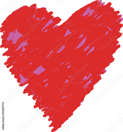 heart shaped vector illustration for valentine image