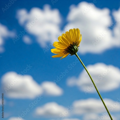 daisy against sky