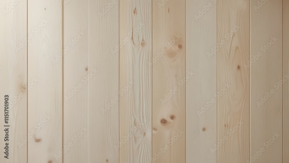 Fototapeta premium Light wood planks with vertical natural texture suitable for background design, interiors, rustic concepts, and nature-themed projects