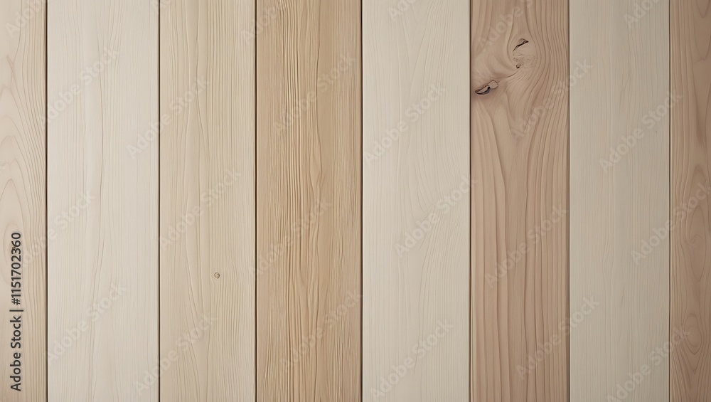 Obraz premium Light wood planks with vertical natural texture suitable for background design, interiors, rustic concepts, and nature-themed projects
