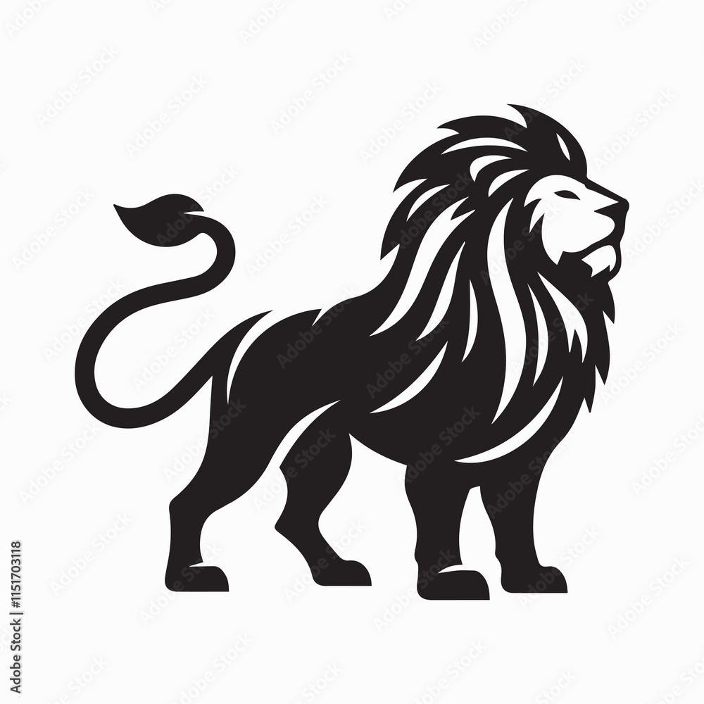 black Lion vector, Lion logo vector icon, Lion illustration design, Lion silhouette vector black and white black Lion vector, Lion logo vector icon, Lion illustration design, Lion silhouette vector black and white