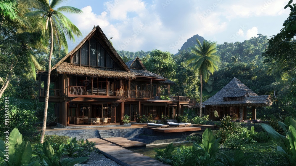 Luxury Tropical Villa Escape: A Dream Home in Paradise Luxury Tropical Villa Escape: A Dream Home in Paradise