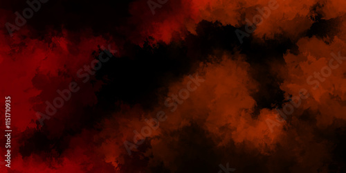 Abstract brown and red fantasy velvet smoke texture fantasy smooth watercolor painted art design. abstract red grungy canvas background or texture. Liquid smoke rising mist or smog brush effect grunge
