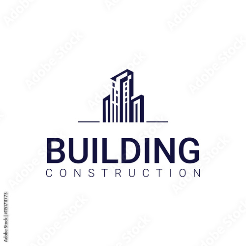 Real Estate vector house building construction Repair logo