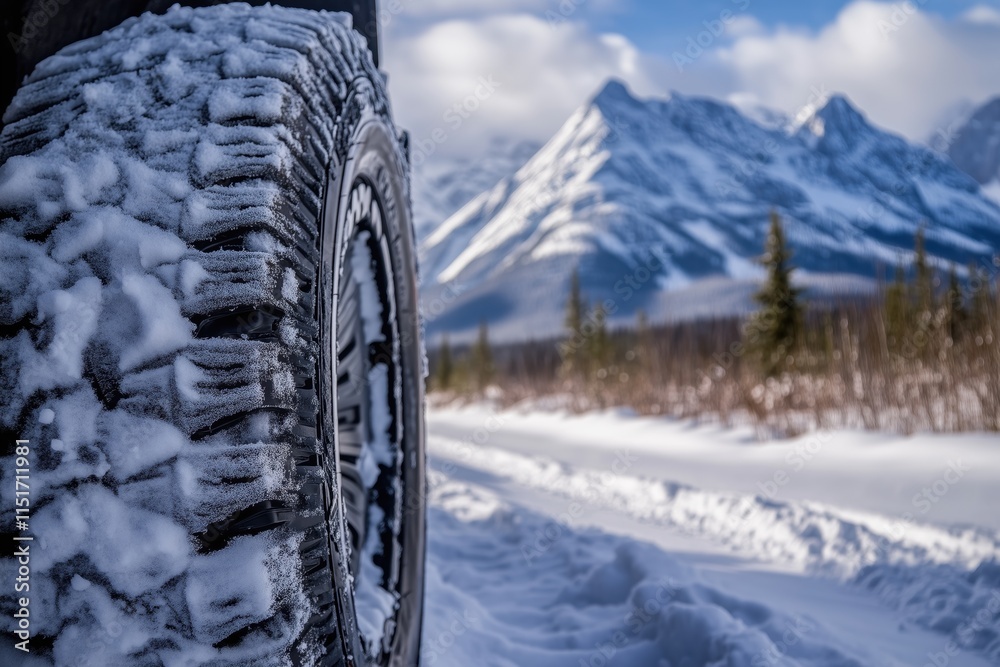 an experiment with winter tires on snow an experiment with winter tires on snow