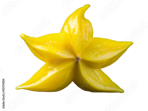 a star shaped fruit on a white background photo