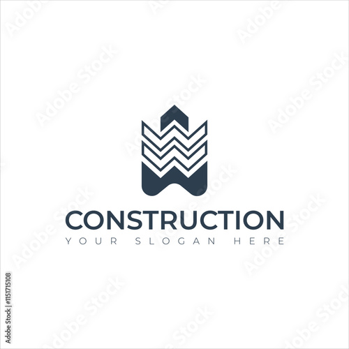 Real Estate vector house building construction Repair logo