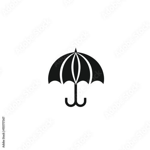 umbrella icon vector
