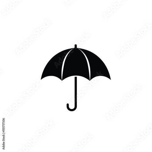 umbrella icon vector
