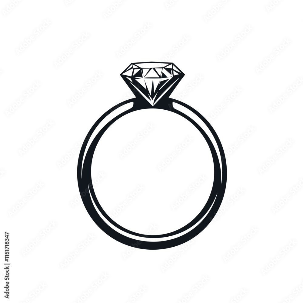 Wedding ring with diamond hand drawn outline doodle icon. Luxury, jewellery, engagement, wedding, gift concept. Vector sketch illustration for print, web, mobile and infographics on white background.
Wedding ring with diamond hand drawn outline doodle icon. Luxury, jewellery, engagement, wedding, gift concept. Vector sketch illustration for print, web, mobile and infographics on white background.