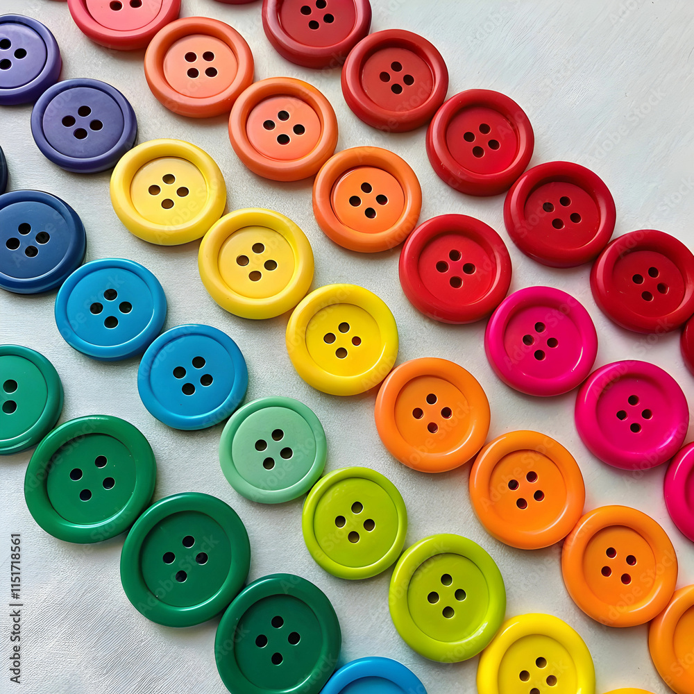 Fabrics with buttons are often used in sewing projects, creating stylish clothing Fabrics with buttons are often used in sewing projects, creating stylish clothing