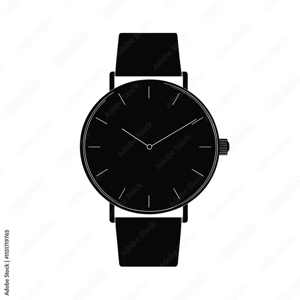 Clock icon in flat style, Business watch. Vector design element
Clock icon in flat style, Business watch. Vector design element