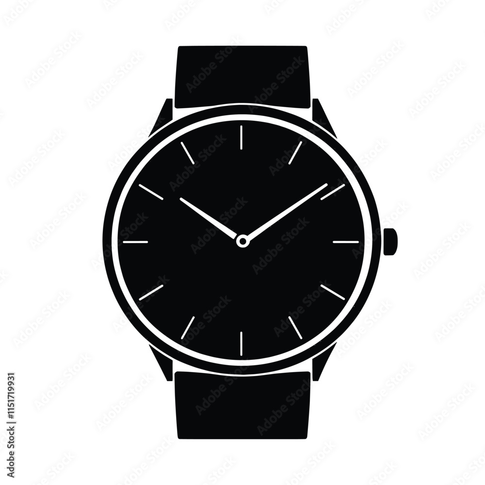 Clock icon in flat style, Business watch. Vector design element
Clock icon in flat style, Business watch. Vector design element