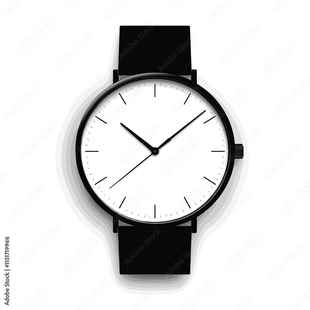 Clock icon in flat style, Business watch. Vector design element
Clock icon in flat style, Business watch. Vector design element