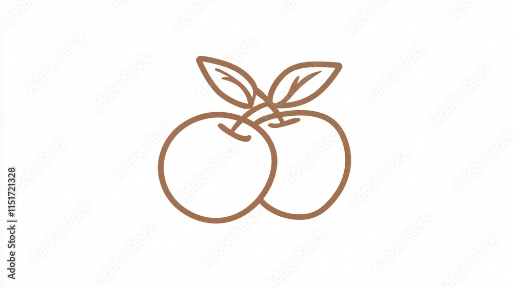 Apricot Outline Icon Transparent Vector Isolated - Professional Graphics Design Apricot Outline Icon Transparent Vector Isolated - Professional Graphics Design