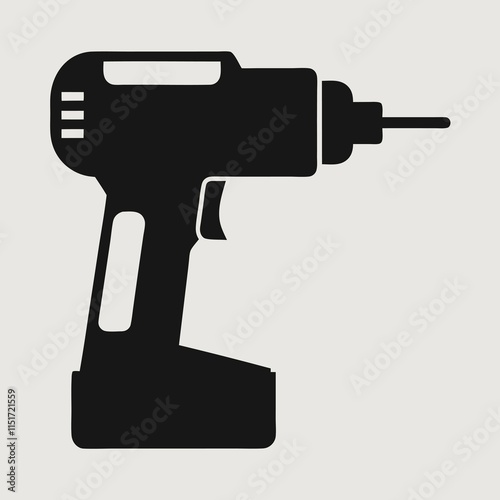 Drill machine icon 