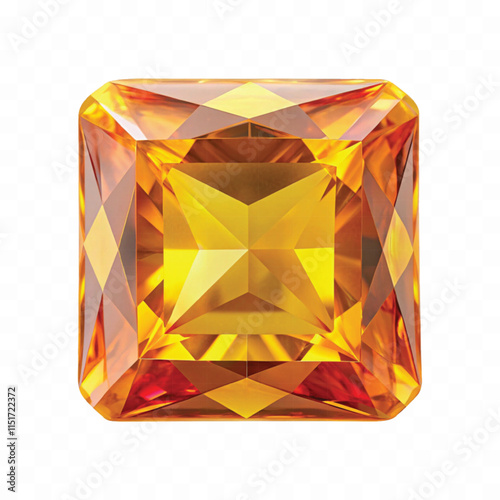 abstract 3d different colour style in square isolated on white background