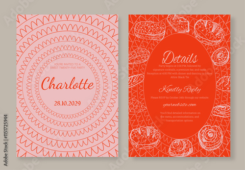 Editable Charcuterie Invitation Template Whimsical Minimalist Style for Any Celebration