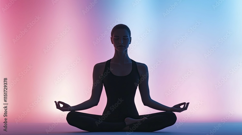 Woman in black dress gracefully practicing yoga position on floor, showing elegance and strength. Woman in black dress gracefully practicing yoga position on floor, showing elegance and strength.