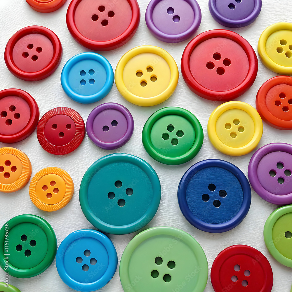 Fabrics with buttons are often used in sewing projects, creating stylish clothing Fabrics with buttons are often used in sewing projects, creating stylish clothing