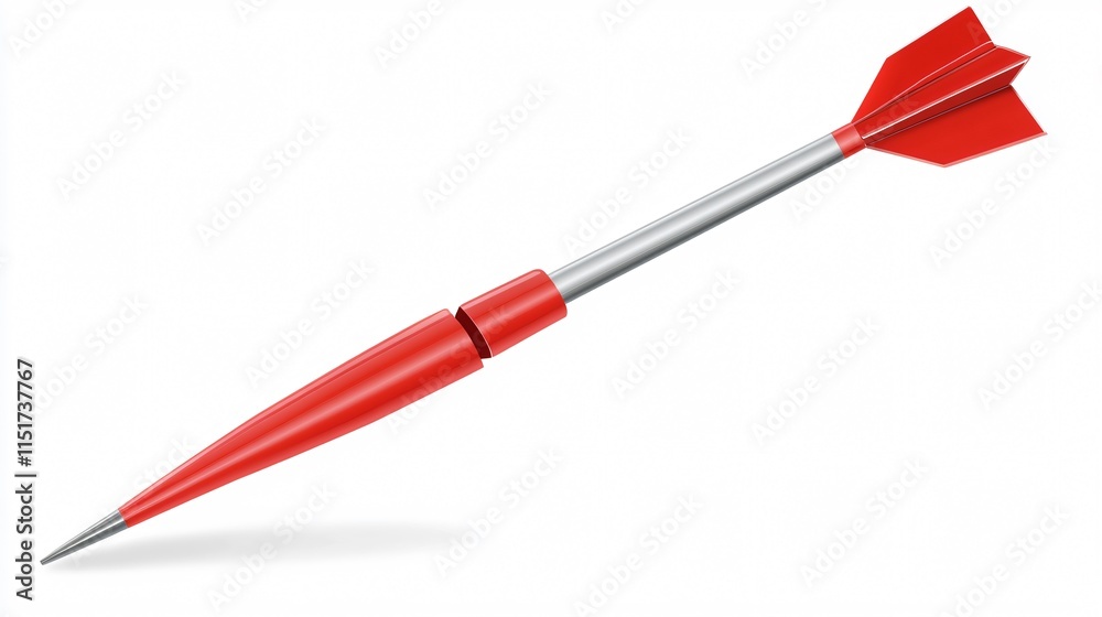 Fototapeta premium Dart Pin Icon Vector Isolated on Transparent Background for UI Design Elements