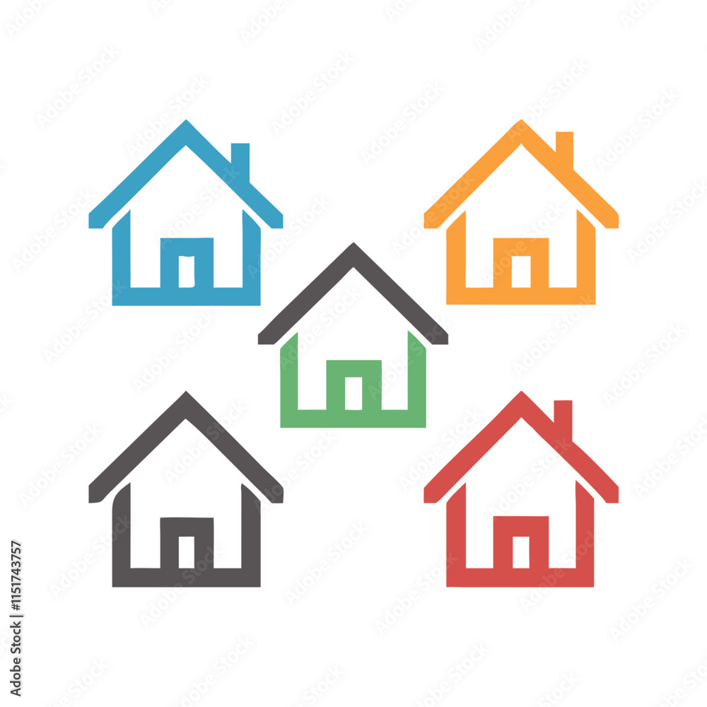 house icon set house icon set