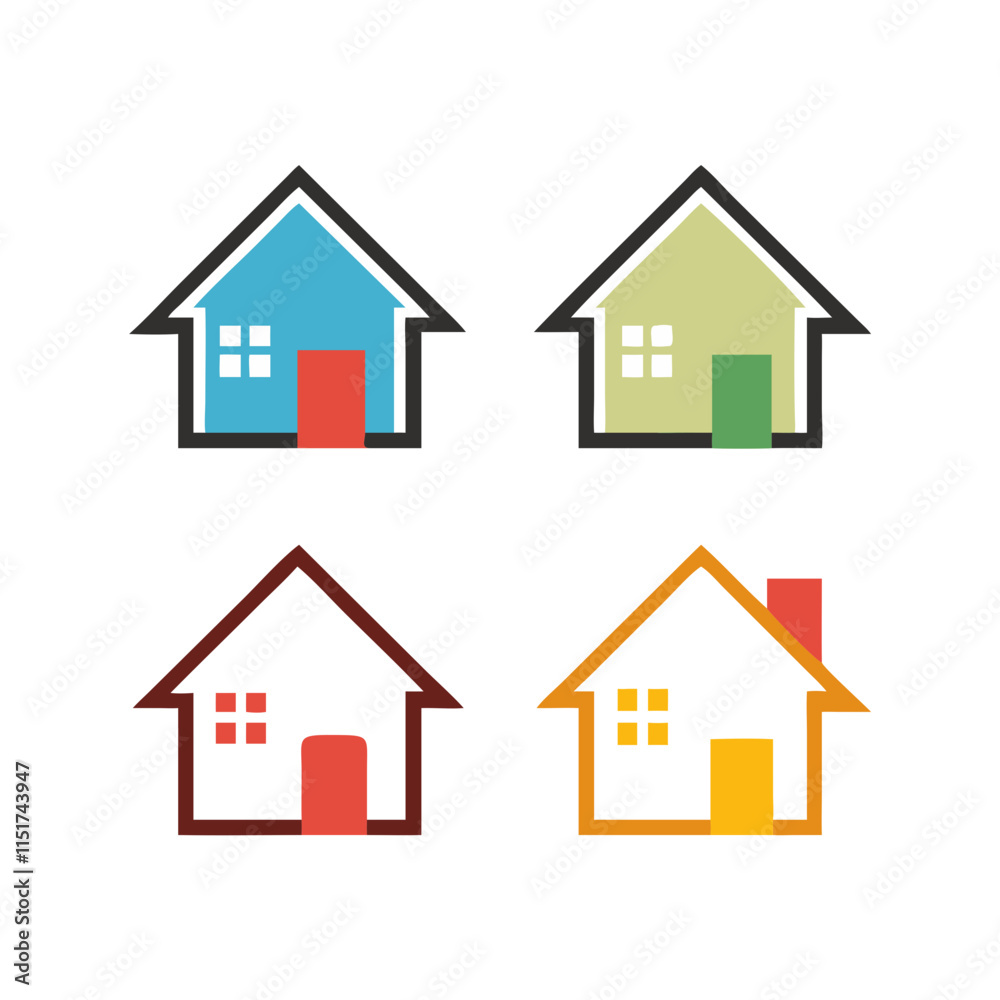 house icon set house icon set