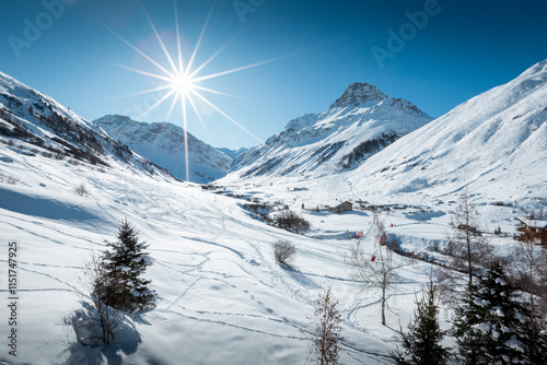 Val d'Isère en hiver, Le Manchet