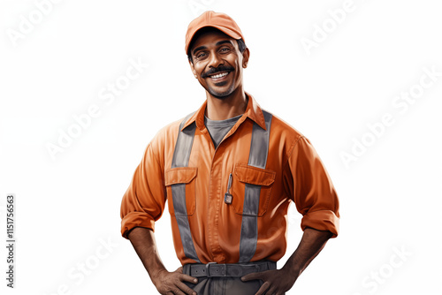 Indian men mechanic on transparent background png cutouts. Images for graphic designers. Image for flyers. Topics related to mechanic. Mechanic world. Job offer. Recruitment. India. Indian. 