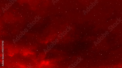 Starry night sky. Red galaxy space background Glowing stars. New Year, Christmas and Celebration backgrounds concepts.