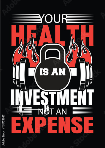 Fitness T Shirt Design