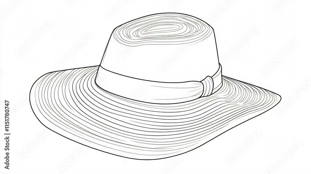 Sun Hat Outline Icon Transparent Vector Isolated Sun Hat Outline Icon Transparent Vector Isolated