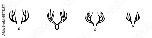 A linear icon of a runny nose. It represents diseases, allergies, or coronavirus. It symbolizes viral or bacterial infections, flu, influenza, snot, and nasal illness. A modern illustration in