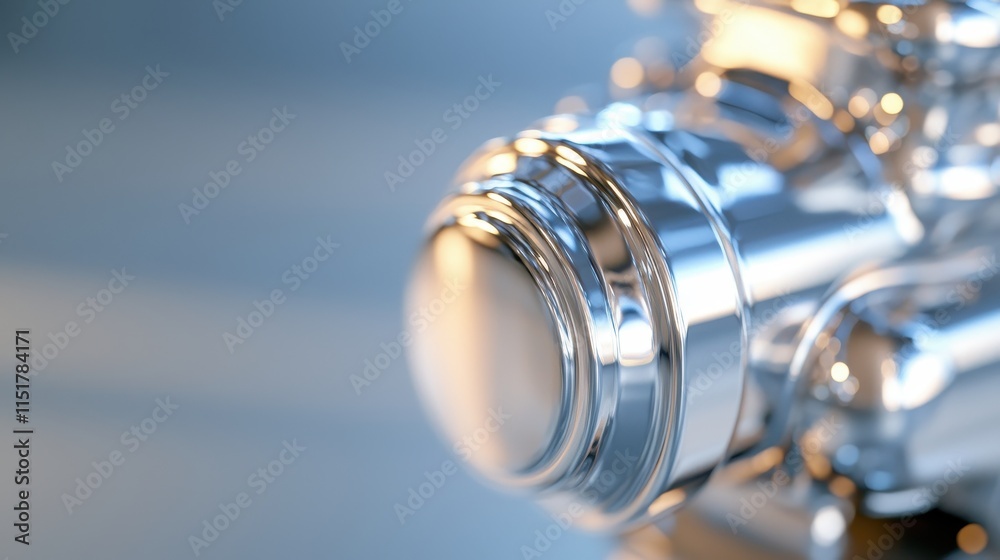A close-up view of a shiny, metallic camera lens with intricate details and soft lighting, highlighting its reflective surface. A close-up view of a shiny, metallic camera lens with intricate details and soft lighting, highlighting its reflective surface.