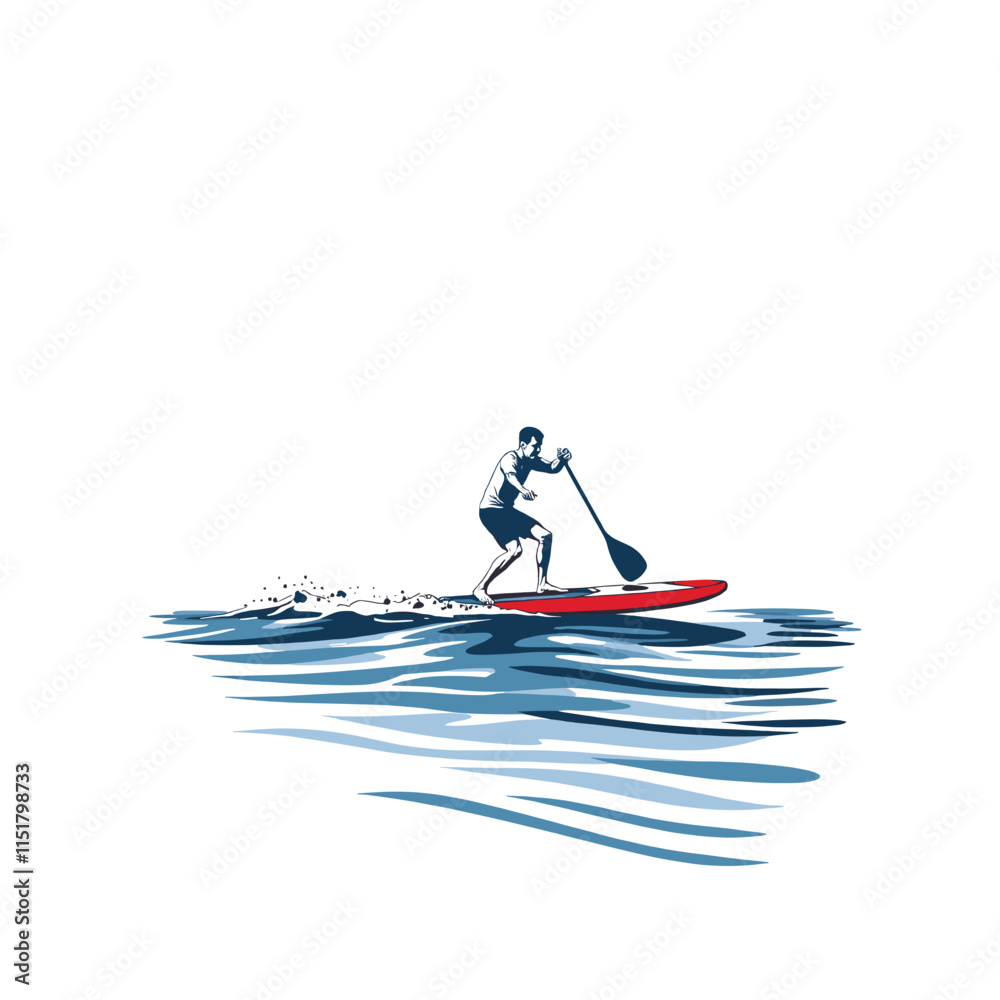 Fototapeta premium Sports concept vector illustration
