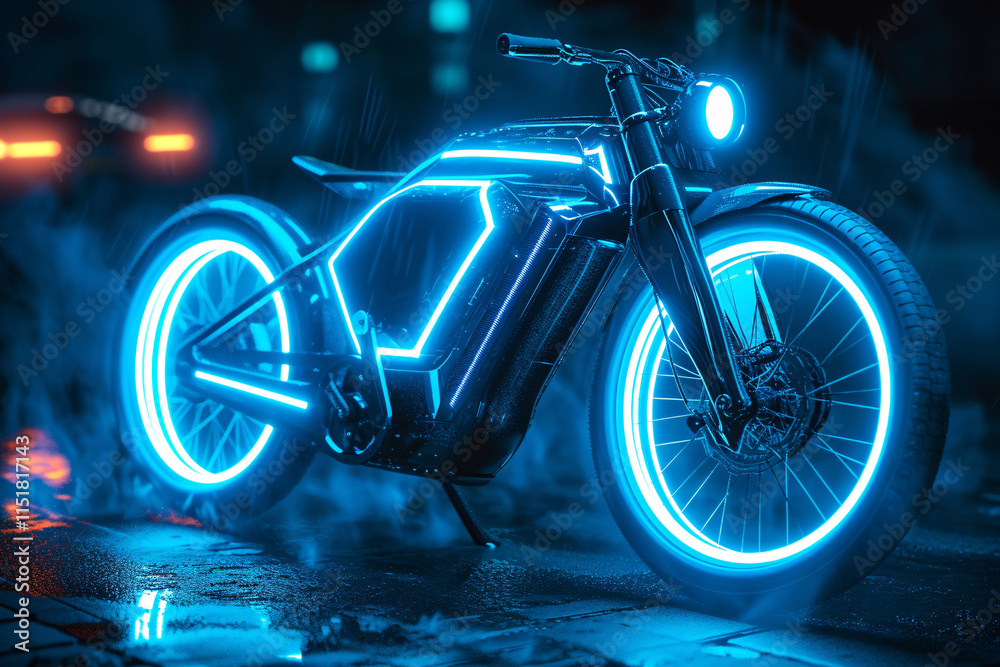 Electric E-Bikes, Bicycle Sleek Minimalist Design Electric E-Bikes, Bicycle Sleek Minimalist Design