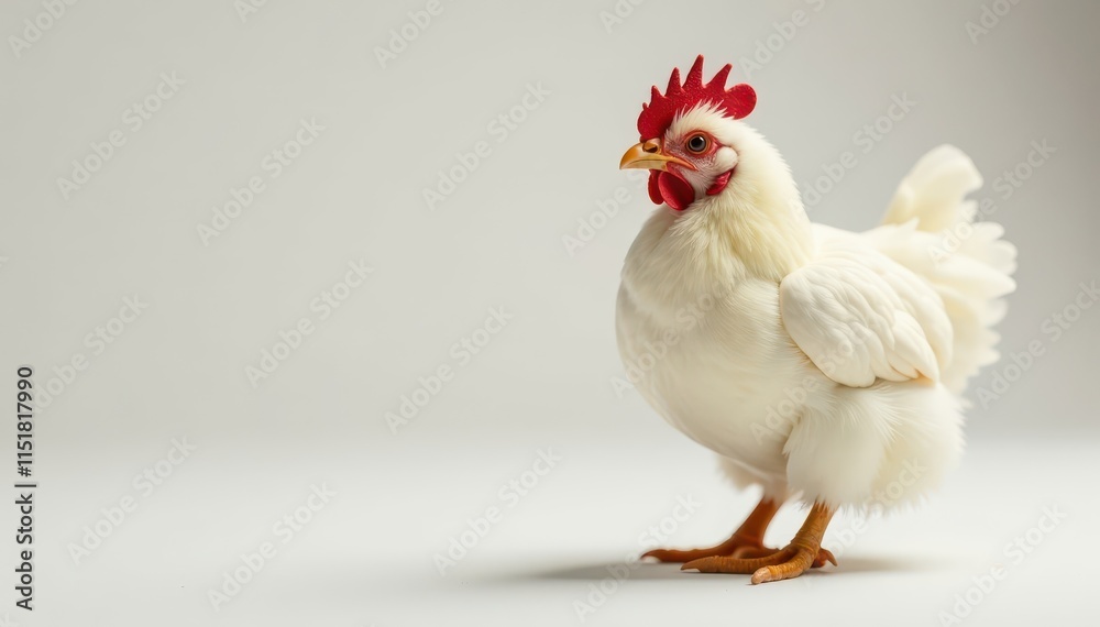 Fluffy chicken emerging from a pristine white egg , hatching, egg, cute Fluffy chicken emerging from a pristine white egg , hatching, egg, cute